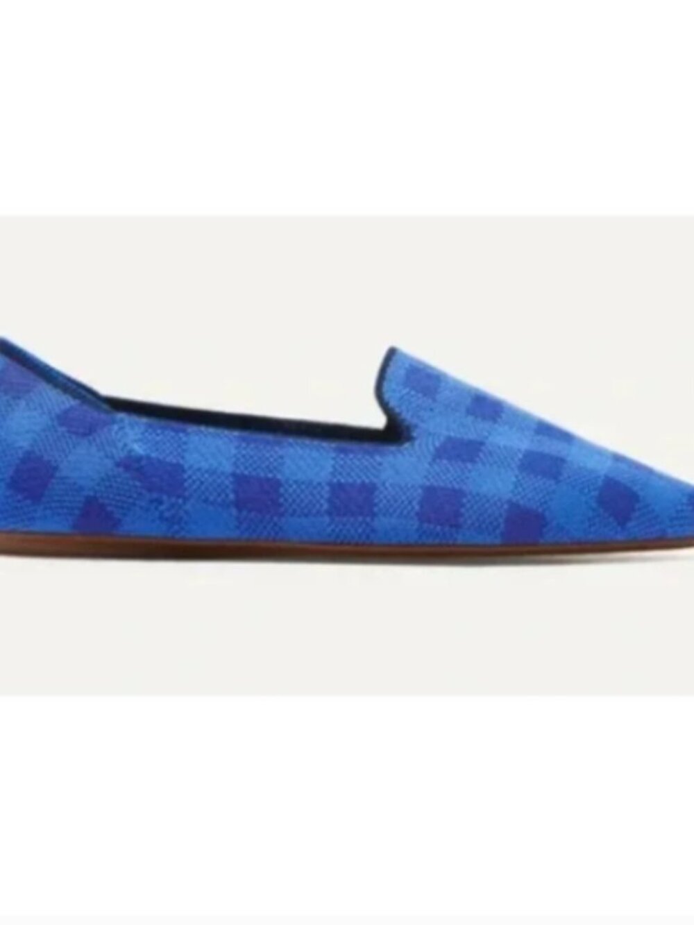 Rothy’s Limited Edition Lazuli Gingham Pointed Loafers Size 8.5 NWOB Rare - Picture 3 of 7